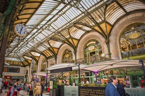 Enjoy a meal with family or colleagues at our superb bistro restaurant, which incorporates seasonal flavors. Hall 1 of the Gare de Lyon, Paris, France - July 27, 2015 ...
