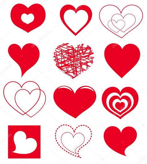 Vector Hearts Stock Vector Image By ©studiobarcelona 25790935