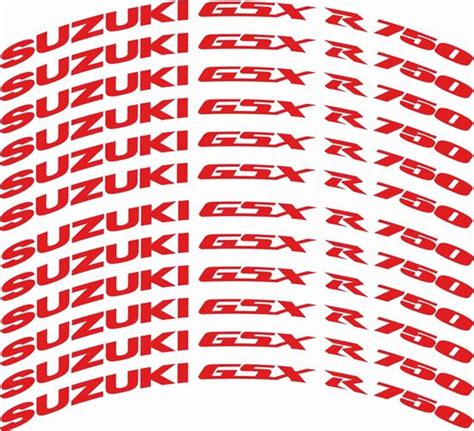 Vind fantastische aanbiedingen voor gsr 750 stickers. Zen Graphics - Suzuki GSX-R 750 Wheel Rim Decals ...