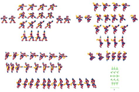 Megaman Zero 2 Sprites