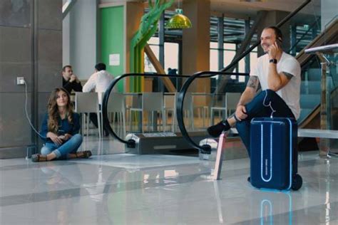Travelmate Autonomous Smart Suitcase Follows You Wherever You Go