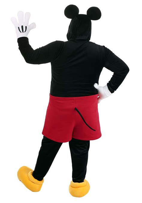 Adult Plus Size Deluxe Mickey Mouse Costume