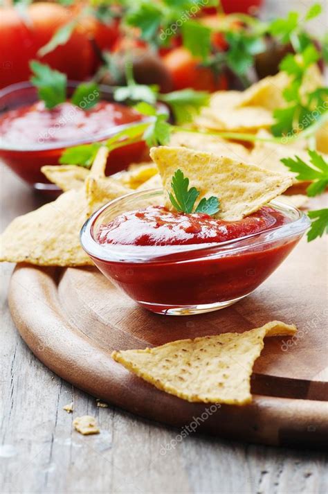 Check spelling or type a new query. Mexican food with spicy salsa — Stock Photo © Nolonely ...