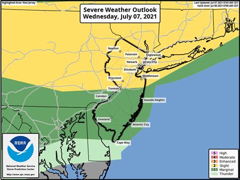 Nj Weather Severe Thunderstorm Watch Issued With More Strong Storms