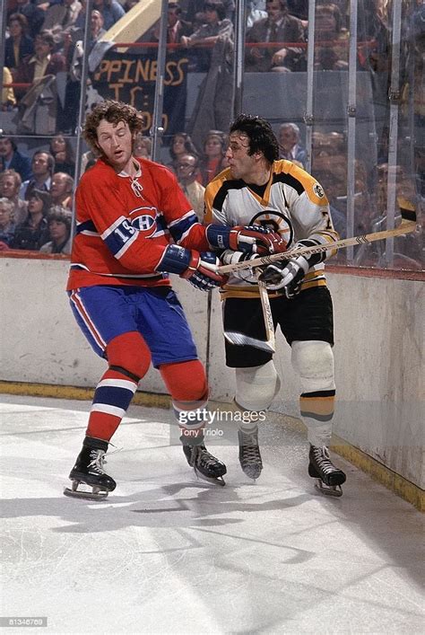 Boston Bruins Phil Esposito In Action Vs Montreal Canadiens Larry