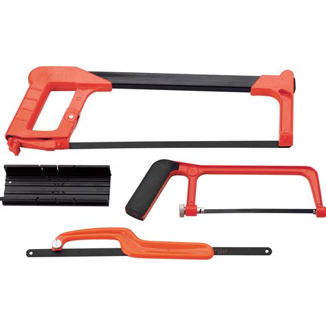 Grip Professional Hacksaws — 4 Pc Set Model 42025 Hand Saws