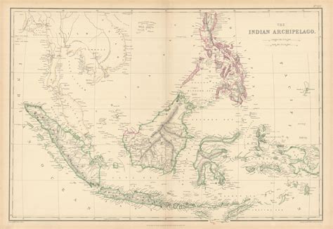 The Indian Archipelago East Indies Indonesia Philippines Weller 1859