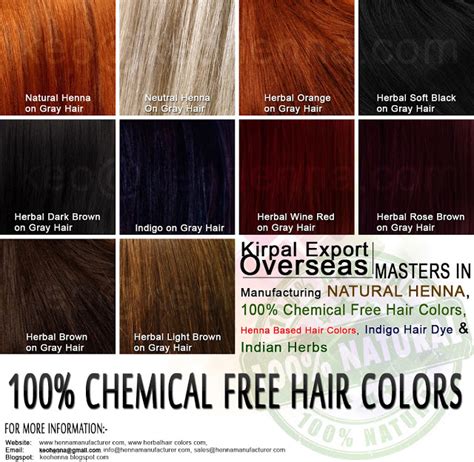 Kirpal Export Overseas Natural Henna Manufacturers Herbal Hair Colors 100 Chemical Free By Keo