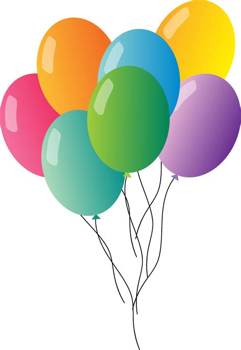 Single Balloon Clipart Best Birthday Balloons Orange Balloons