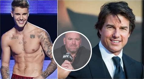 Justin Bieber Vs Tom Cruise Ufc Bossen Villig Att Boka Kändisfighten