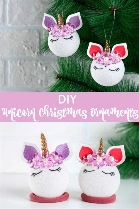 Diy Unicorn Christmas Ornament Creative Cynchronicity Unicorn