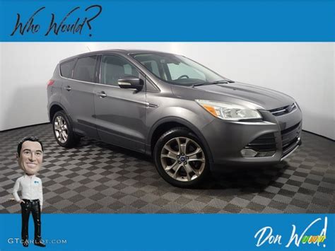 2013 Sterling Gray Metallic Ford Escape Sel 20l Ecoboost 4wd