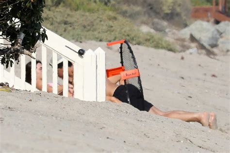 Kendall Jenner Seen Wearing A Pink Bikini While Enjoying A Beach Day With Devin Booker In Malibu