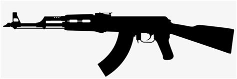 Ak 47 Rifle Silhouette De4