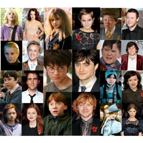 Note that some characters are listed twice because they no longer fit in their original category (e.g. harry potter cast- then&now. crazy! | Harry potter ...
