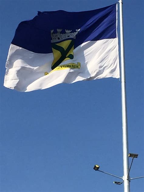 Primeira Bandeira De Santo André Hasteada No Mastro Inaugurado Em 2018