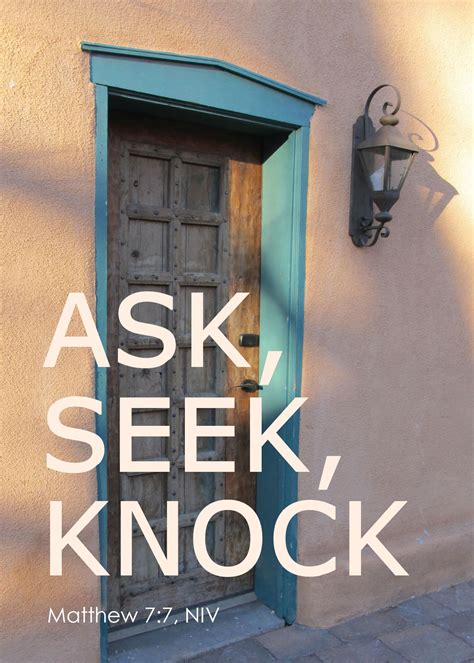 Ask Seek Knock Dunns Corners Community Church Presbyterian
