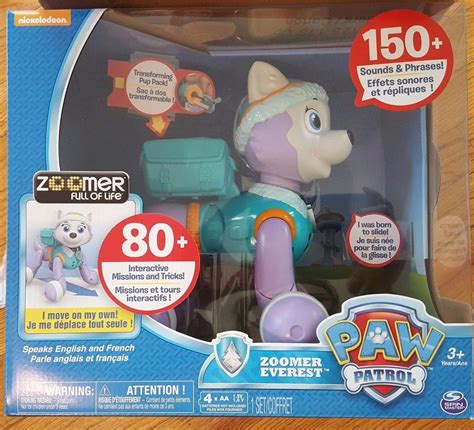 Paw Patrol Zoomer Everest Interactive Sounds And Phrases New In Box