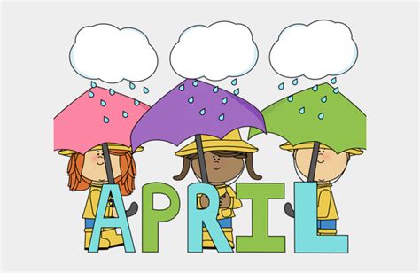 Word Clipart April Rain In April 2019 Cliparts And Cartoons Jingfm