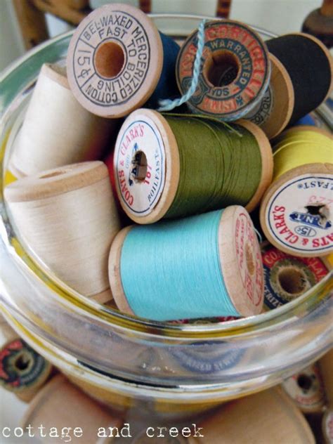 54 Best Old Spools Of Thread Images On Pinterest Sewing Machines