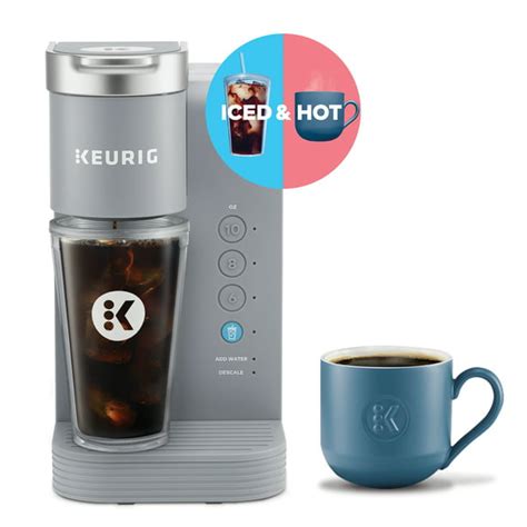 Keurig K Iced Essentials Gray Iced And Hot Single Serve K Cup Pod