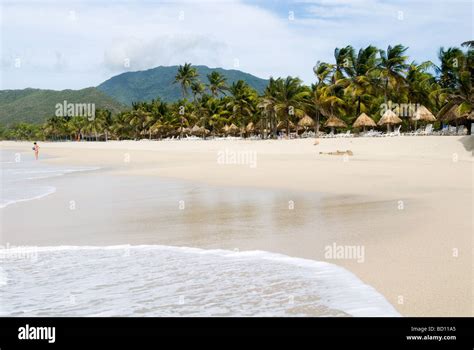 Playa El Agua On The Island Isla De Margarita Venezuela Stock Photo