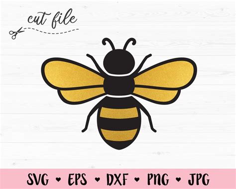 Bee SVG cut file Bumble bee cutting file Cute Honey bee svg | Etsy