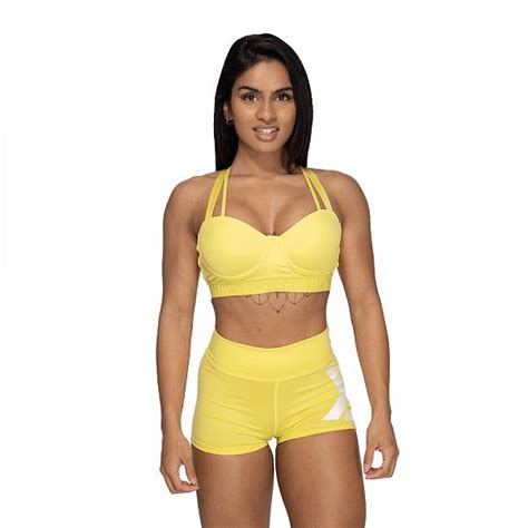 Better Bodies Waverly Sports Bra Lemon Yellow