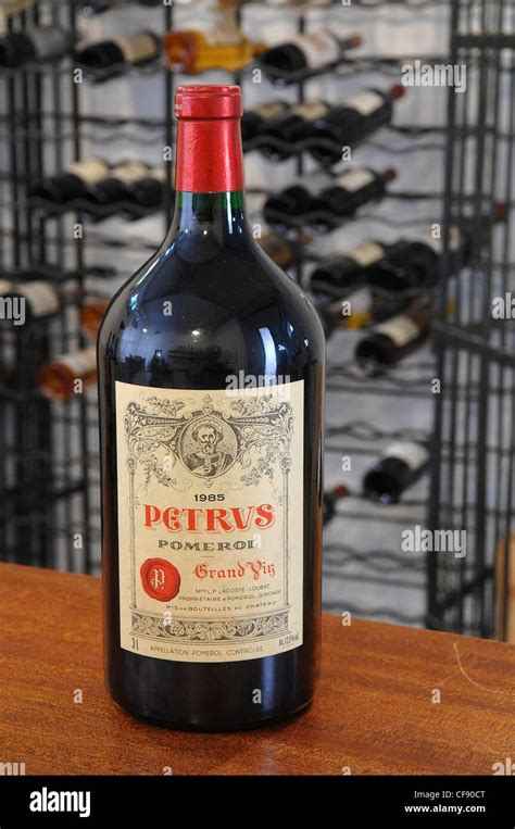 Petrus Pomerol Labels Tabs Etiquette Label Expensive Wine Red