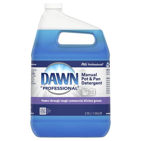 dawn professional dishwashing liquid soap detergent bulk degreaser removes greasy foods from