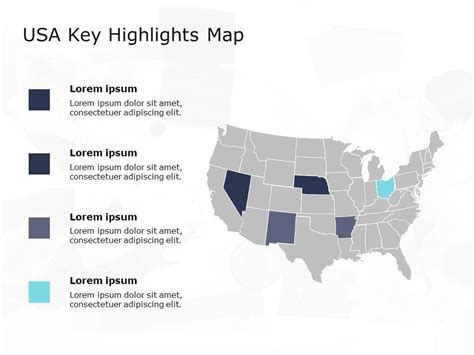 Us Map Powerpoint Template