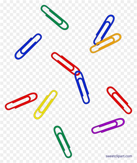 Office Paper Clips Scattered Clip Art Post Office Clipart Flyclipart