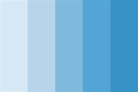 Shades Of Ocean Blue Color Palette