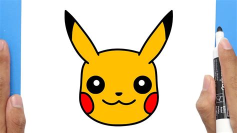 How To Draw Pikachu S Head Easy Pokemon Youtube