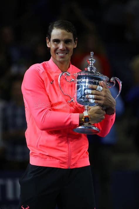 Us open fans will be able to watch the us open qualifying tournament on espn+ and there will also be coverage of all qualifying matches, player practices, and player interviews on espn news, from. US Open 2017 Champion Rafael Nadal Of Spain Posing With US ...