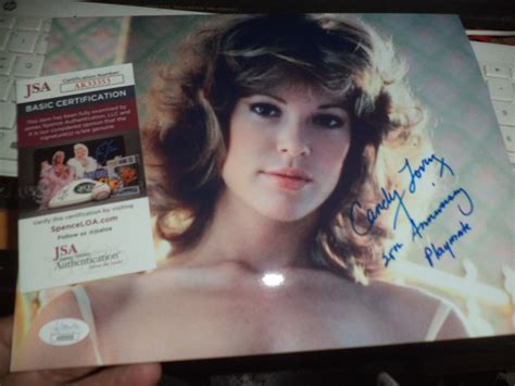 Th Anniversary Playbabe Playmate Candy Loving X Color Signed Photo JSA COA EBay