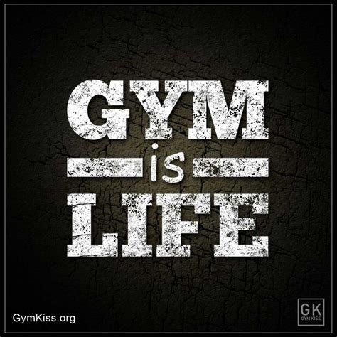 Gym Is Life Gymkiss Personal Trainer Marketing Fitness Shirt Design