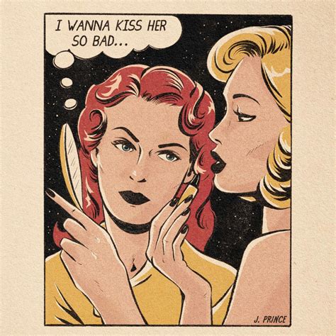 Vintage Lesbian Lesbian Art Gay Art Retro Comic Comic Art Vintage Comics Vintage Posters