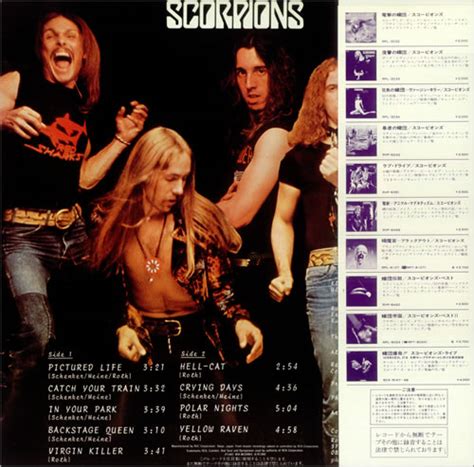 Scorpions Virgin Killer Banned Sleeve Japanese Vinyl Lp Album Lp Record
