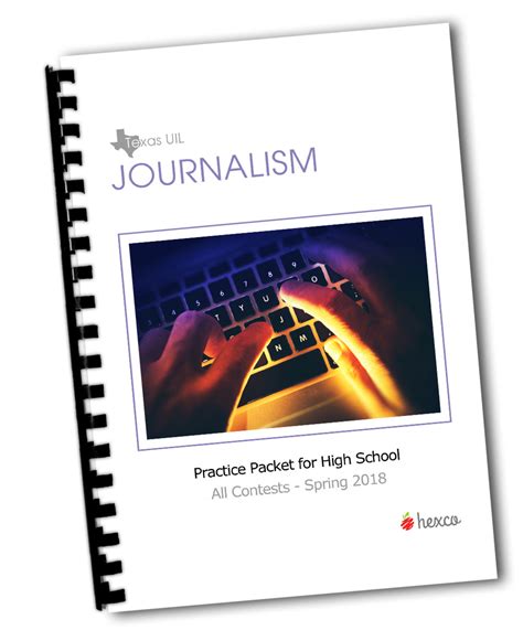 Uil Journalism Practice Packets High School Journalism Study Materials