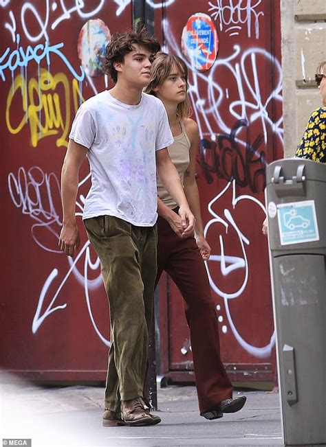 Johnny Depps Son Jack Enjoys A Stroll With His Model Girlfriend