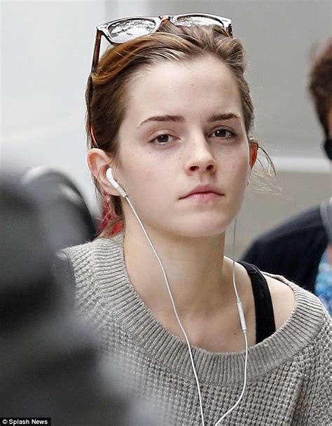 Emma Watson Shows Her Fresh Faced Beauty As She Runs Errands In New