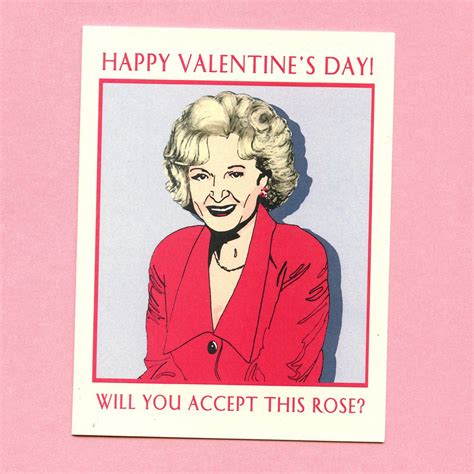 Funny Valentines Day Card Betty White Rosezpsq5xi5wcf Photo By