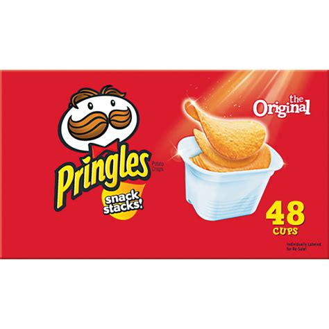Pringles Original Flavor Snack Stacks 48 Ct Bjs Wholesale Club