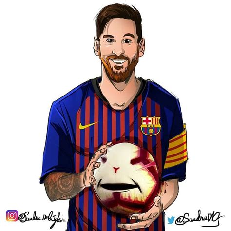 Messi Dibujos De Futbol Football