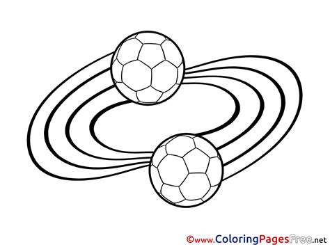 Printable Coloring Pages Of Soccer Balls