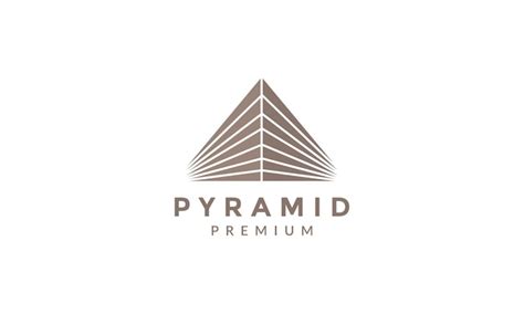 Premium Vector Triangle Pyramid Modern Shape Logo Vector Icon