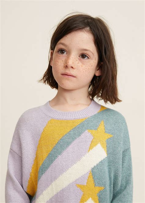 Mango Star Print Sweater 13 14 Years 164cm Ropa Linda Para Niñas