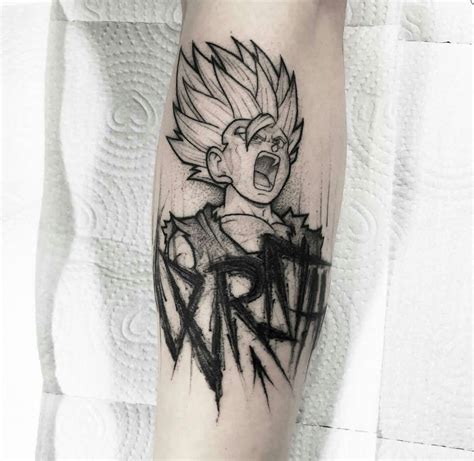 Black Men Tattoos Tattoos For Guys Vegeta Dbz Anime Tattoos Dragon Ball Z Tattoo Ideas