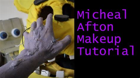 Fnaf Cosplay Michael Afton Makeup Tutorial Youtube